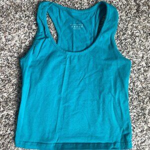 3/$15 Turquoise tight crop top